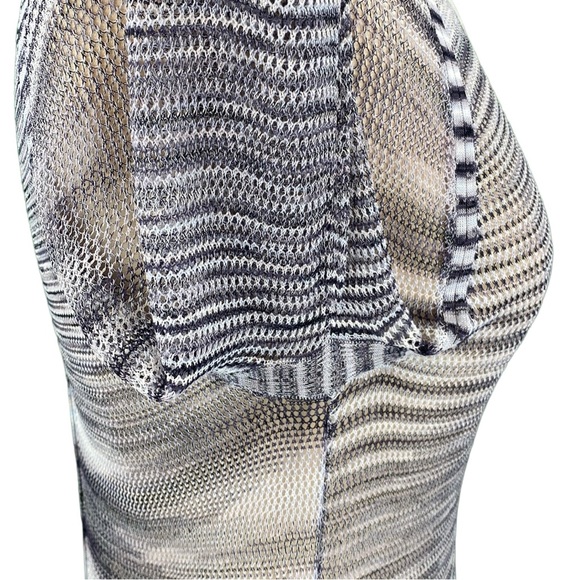 Rag & Bone Casual Gray Mesh Allgauer Raglan Top - Picture 5 of 15